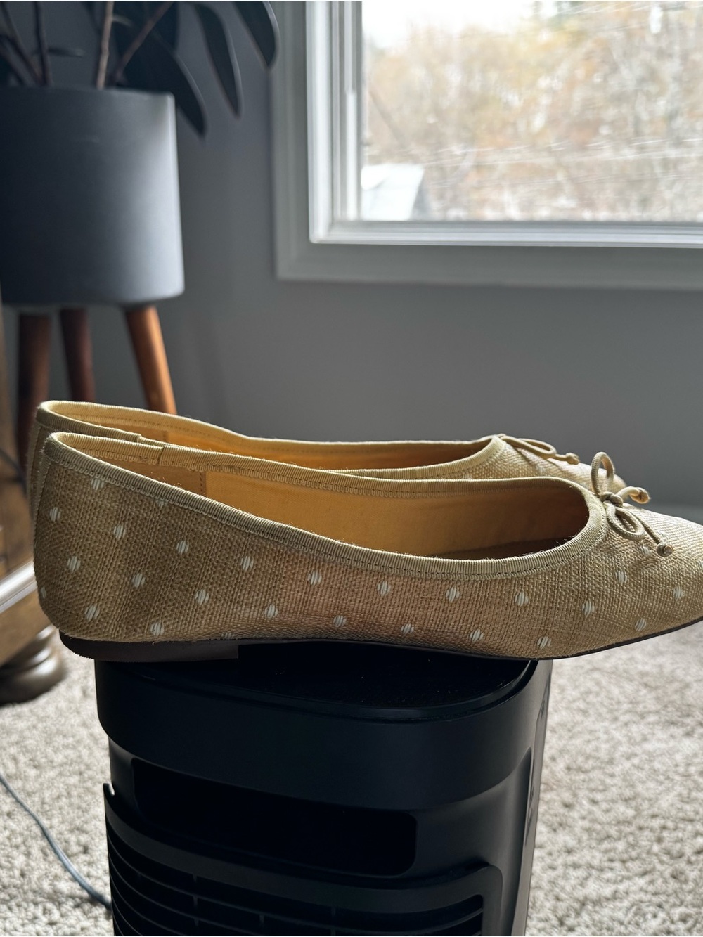 J. Crew Yellow Polka Dot Ballet Flats - Picture 2 of 3